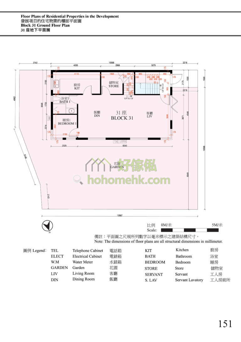 富逸天峰 SKY BLUE 31座 平面圖