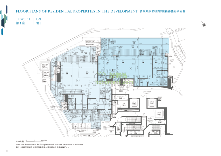 峻源 THE ENTRANCE 1座 平面圖