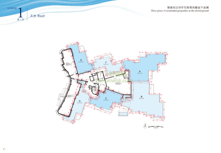 星漣海 SEANORAMA 1座 平面圖
