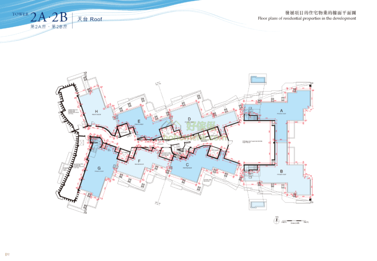 星漣海 SEANORAMA 2座 平面圖