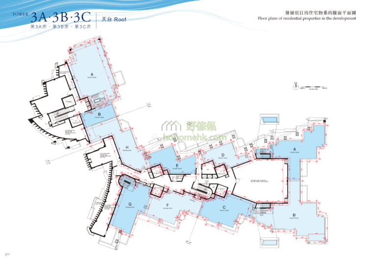星漣海 SEANORAMA 3座 平面圖