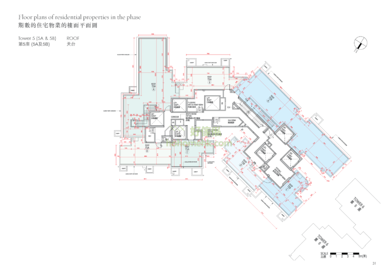 柏傲莊 THE PAVILIA FARM 5座 平面圖