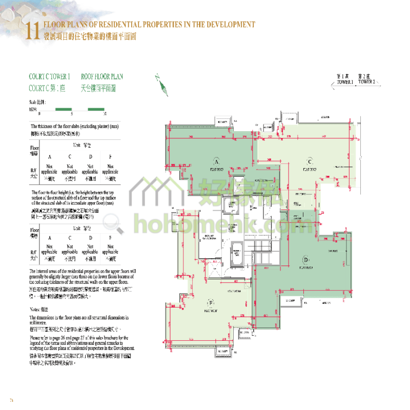海日灣 THE HORIZON COURT C 1座 平面圖