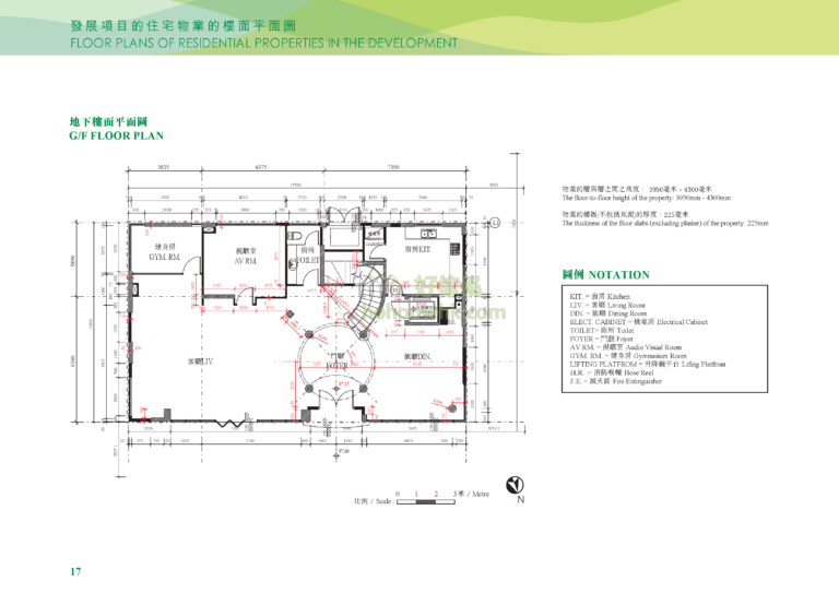 翠瓏 LUX HABITAT 平面圖