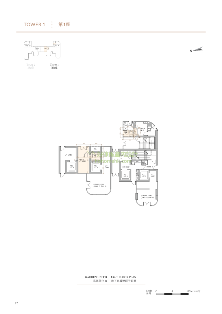 深水灣徑8號 8 Deep Water Bay Drive 1座 平面圖