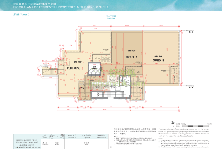 澐瀚 LE CAP 5座 平面圖