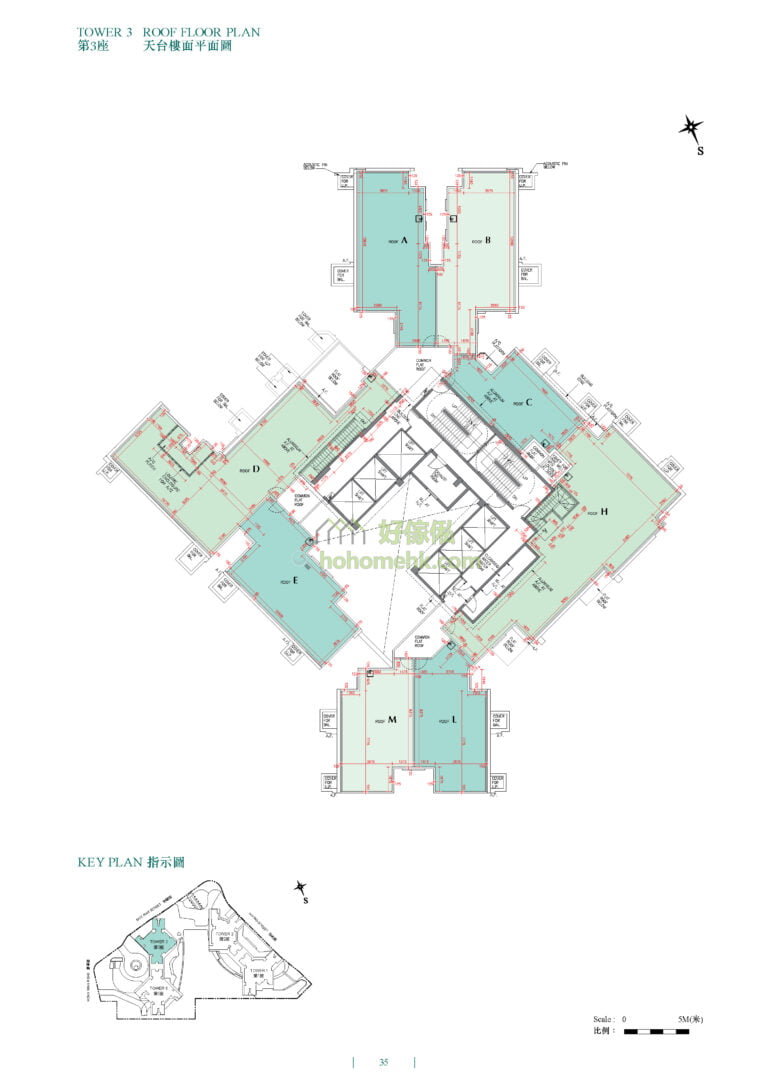 凱滙 GRAND CENTRAL 第2期 第3座 平面圖