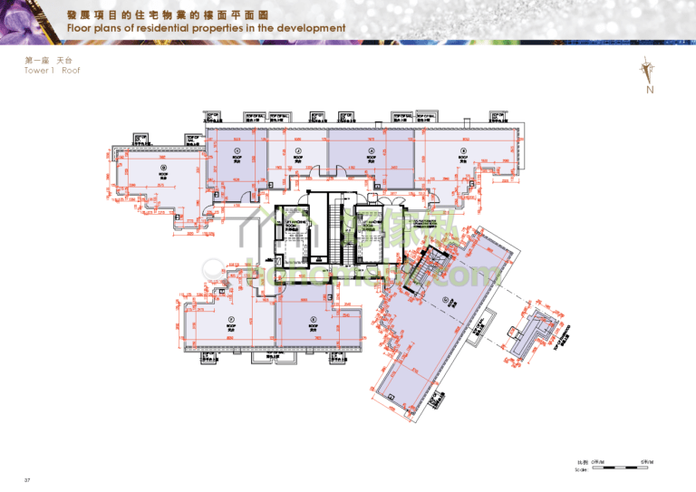 皓畋 MANTIN HEIGHTS 1座 平面圖