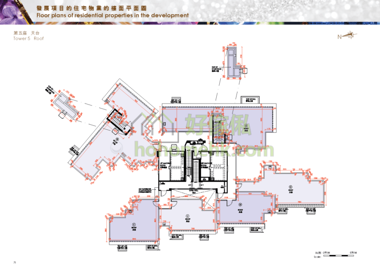 皓畋 MANTIN HEIGHTS 5座 平面圖
