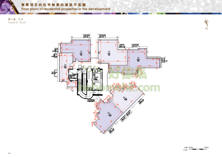 皓畋 MANTIN HEIGHTS 8座 平面圖