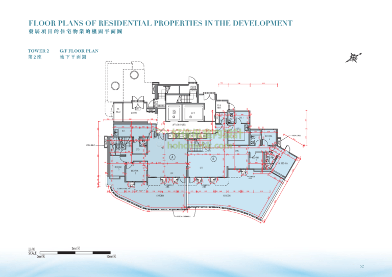 藍塘傲 ALTO RESIDENCES 2座 平面圖