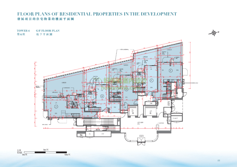藍塘傲 ALTO RESIDENCES 6座 平面圖