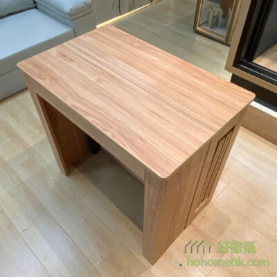 Physical picture: Victoria wood grain soft, many guests received the telescopic table are praised the color is easy to contrast.