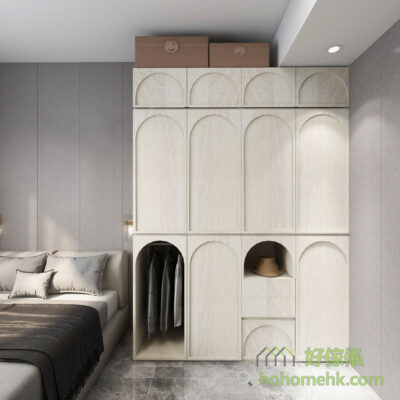 Essie多功能組合衣櫃2.45米高，適合絕大部份的家居使用