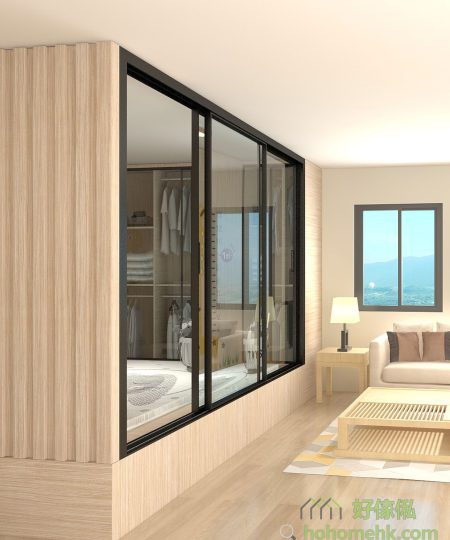 【時尚風代表元素】鋁框玻璃趟門設計