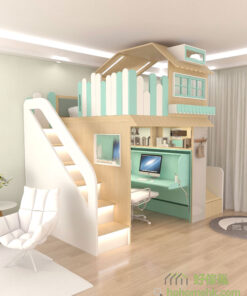 閣樓床變兒童樂園! 意想不到的多功能屋仔床~