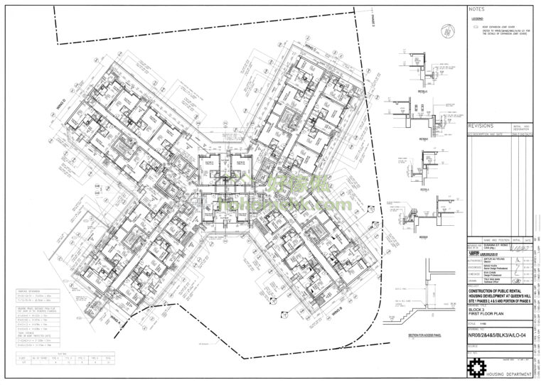 皇后山邨 Queen's Hill Estate 3座 皇順樓 平面圖｜1樓