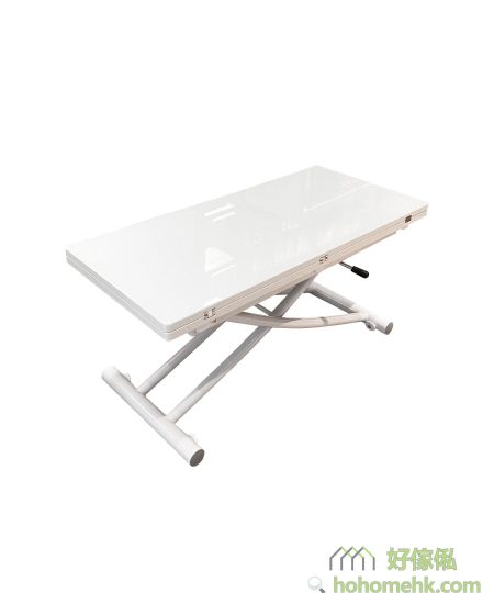 MarvinS玻璃面折疊升降茶几