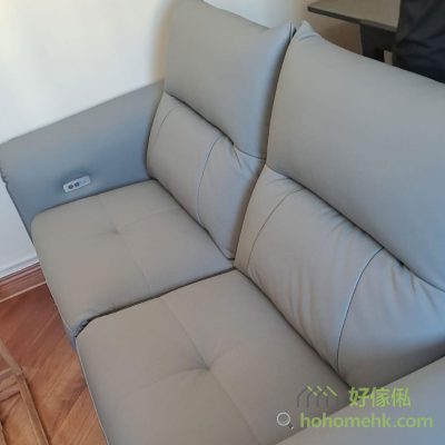 Two seats physical photos, can be customized with the living room size of different sizes of electric hinge combing.