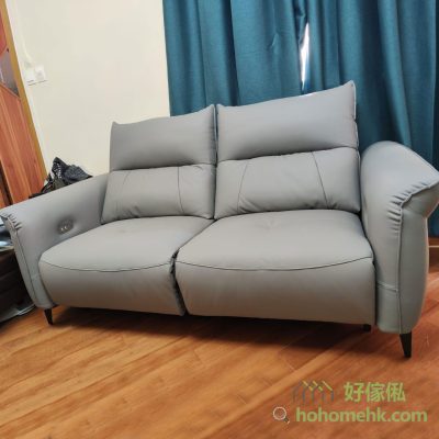 Two seats physical photos, can be customized with the living room size of different sizes of electric hinge combing.