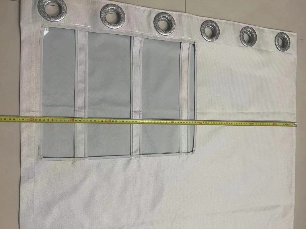 羅馬杆打孔款，包打孔，不包軌道，可加錢訂造窗簾上的冷氣開孔位。