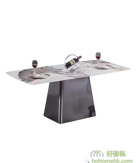 Fatima岩板餐桌 (中立梯型腳#829款)