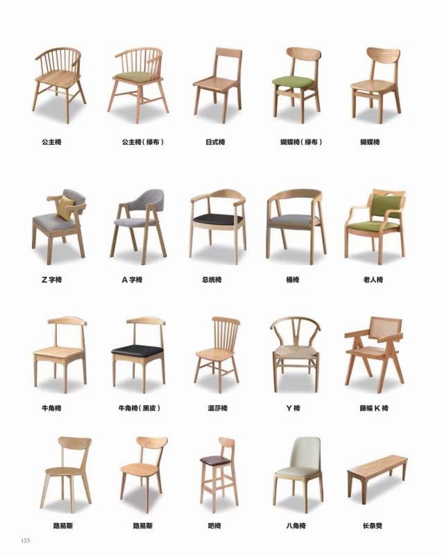 Lena全實木伸縮餐枱連餐椅組合 (1枱4椅) 可選的餐椅款式