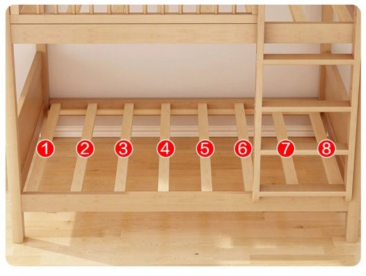 Thick 8 keel bearing stable support force Each layer with 8 thick solid wood keel, good support force