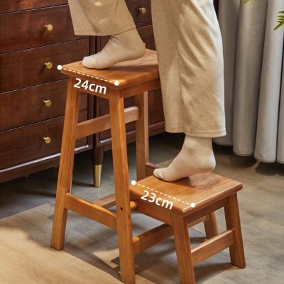 Two-step ladder stool, easy to climb, and wider and thicker pedals