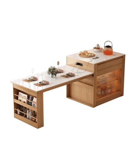 Leila 島台餐枱一體伸縮枱