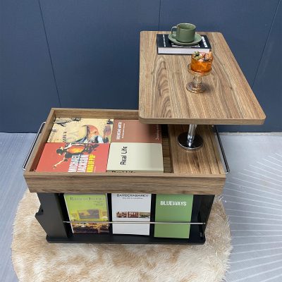 Factory shot :Carlos movable lifting coffee table