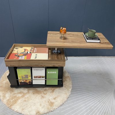 Factory shot :Carlos movable lifting coffee table