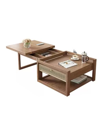 Connor實木折疊茶几餐枱一體