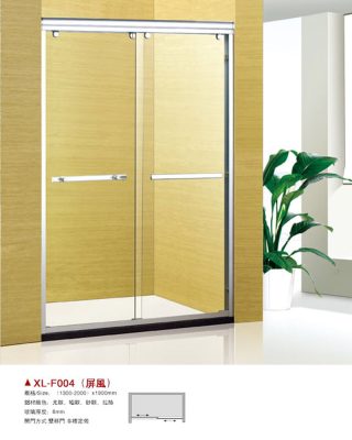 One-shape bath screen _XL-F004(Door type)