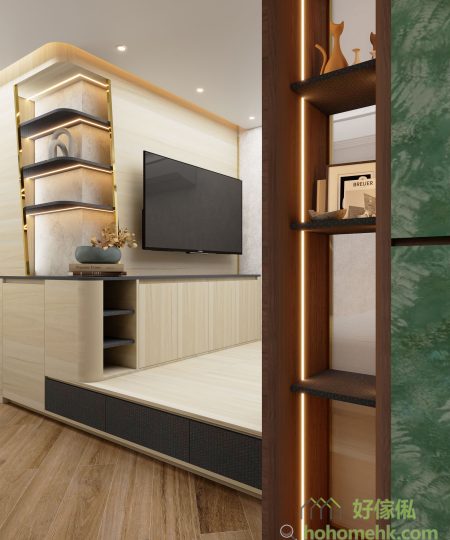 【北角驥華苑】用傢俬將細單位間出3間房