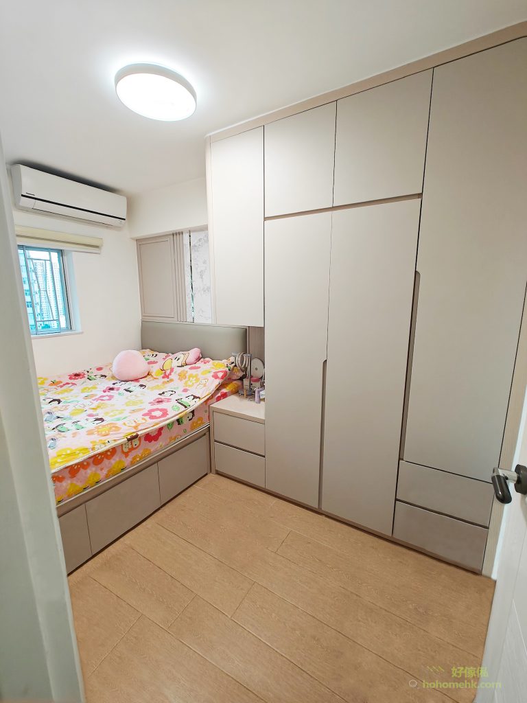 地台床和衣櫃設計得好讓細屋變豪宅