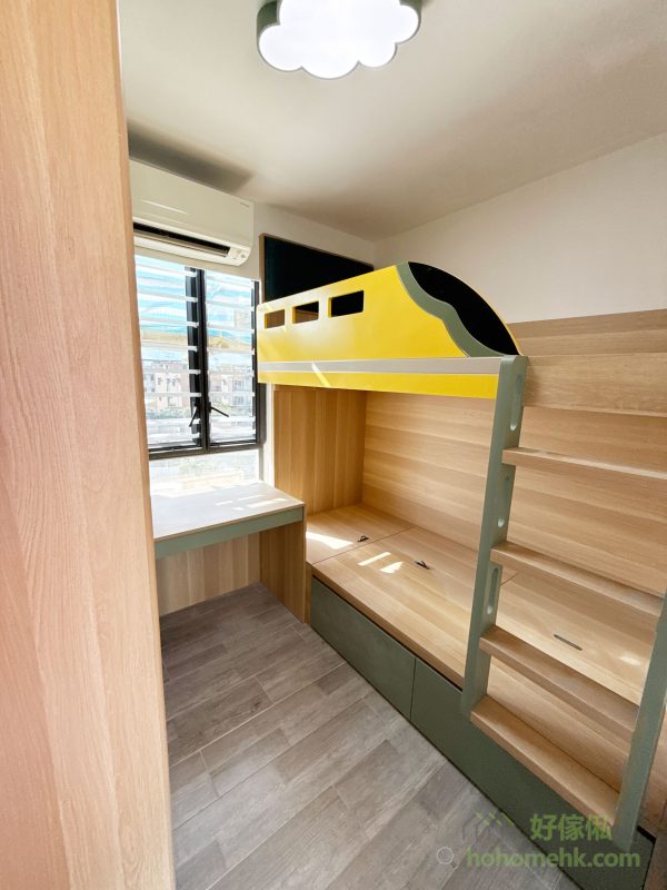 完工相大放送，讓你多角度欣賞兒童房訂造傢俬的每個角落！