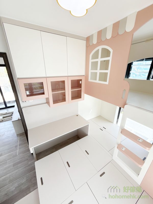 完工相大放送，讓你多角度欣賞兒童房訂造傢俬的每個角落！