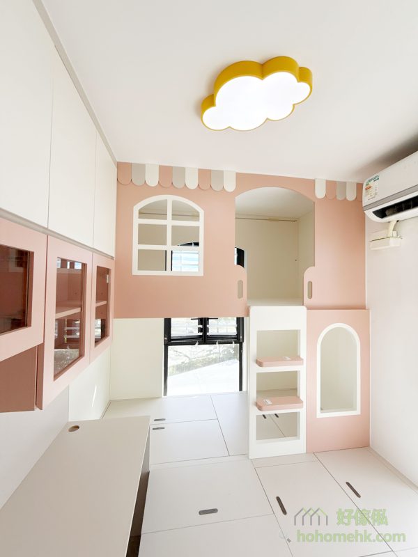 完工相大放送，讓你多角度欣賞兒童房訂造傢俬的每個角落！