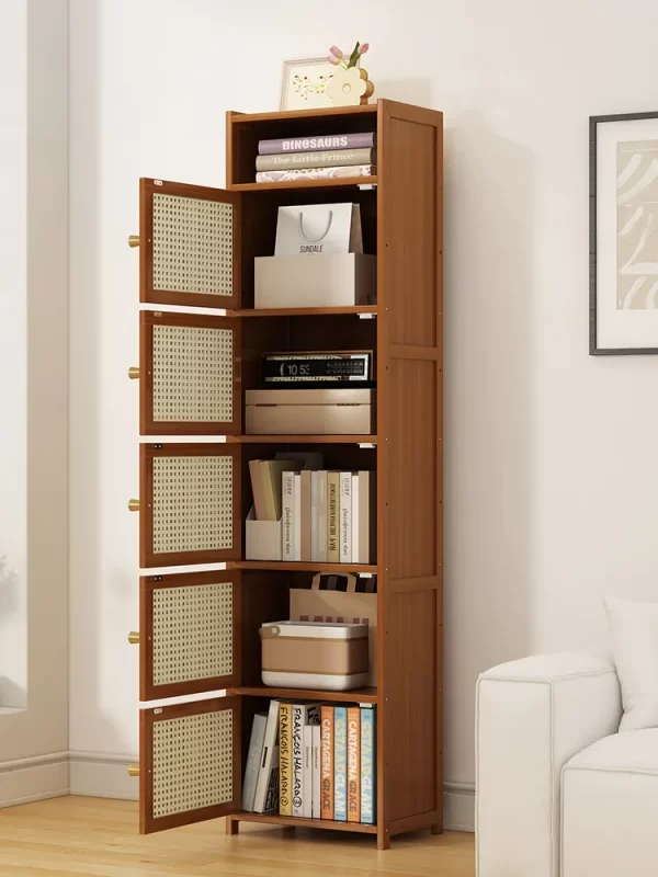 結構穩陣，重嘢都唔怕。加粗加厚板材，層板承重力強，結構夠實淨，就算放書、文件，甚至水樽、雜物都冇問題，用耐啲都唔易變形，實用又安心。