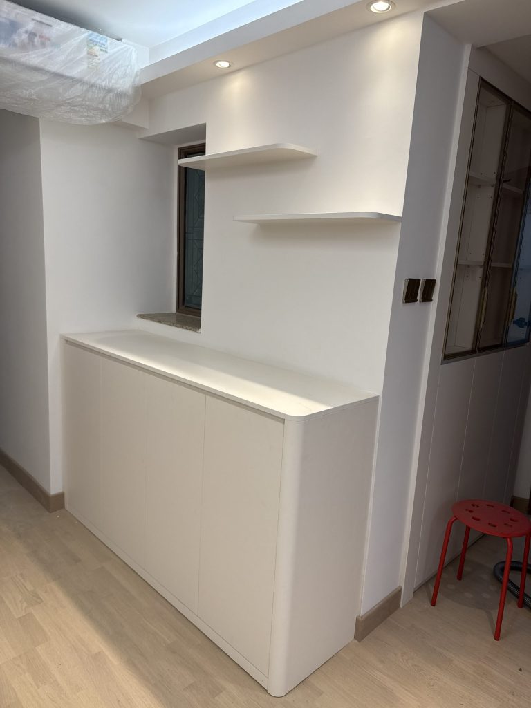 【紅磡海逸豪園】客廳燈槽工程及燈具安裝