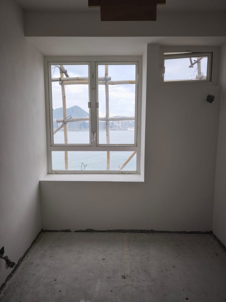 【北角城市花園】全屋剷底批灰油油工程