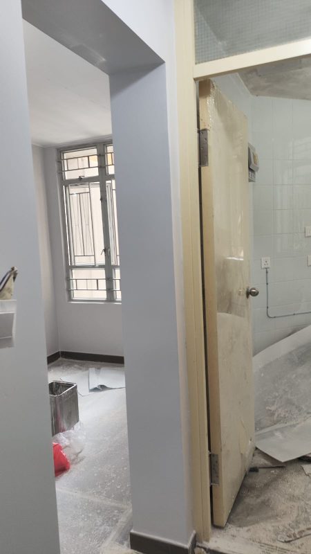 旺角海富苑全屋剷底批灰油油工程 (連廚廁天花) 完工實拍！