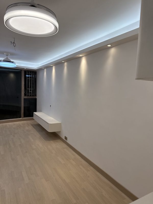 紅磡海逸豪園全屋剷底批灰油油完成！連天花都重新執到靚靚仔仔，舊屋即時變新！