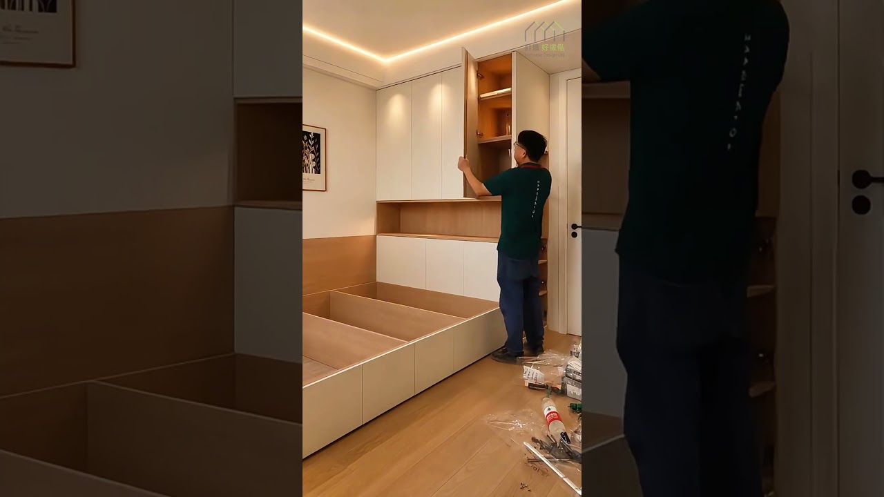 【睡房設計】床 | 全屋傢俬訂造 | 訂造傢俬 | 傢俬 | 地台床 | 榻榻米 | 好傢俬 Hohomehk：影片真實縮圖