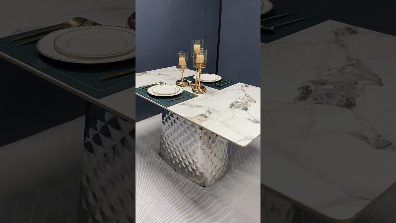 【安裝視頻】Fergus長方岩板餐枱 | 成品傢私 | 餐枱 | 岩板餐枱 | 好傢俬 Hohomehk：影片真實縮圖