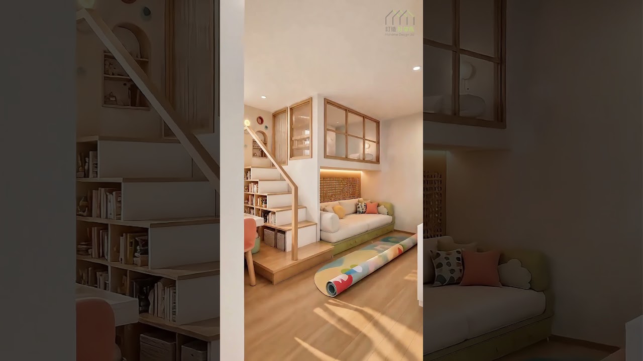 【閣樓設計】床 | 全屋傢俬訂造 | 訂造傢俬 | 傢俬 | 閣樓 | 訂造櫃 | 好傢俬 Hohomehk:影片真實縮圖